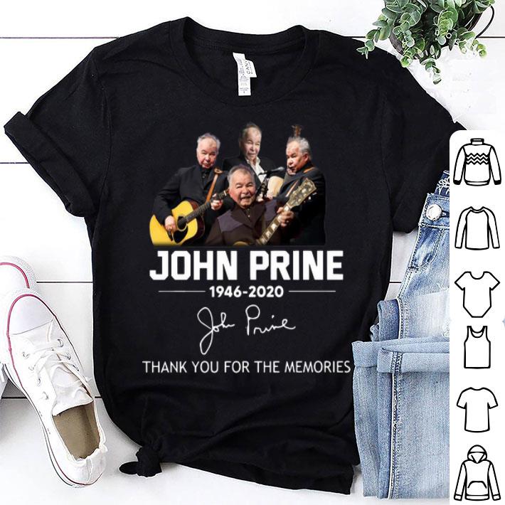 John Prine 1946 2020 Thank You For The Memories Signature shirt 9