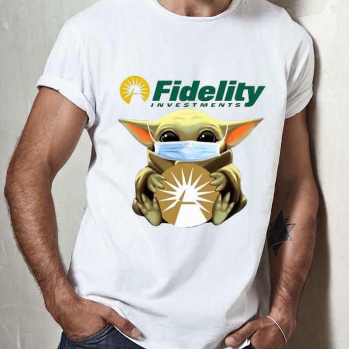 Star Wars Baby Yoda Mask Hug Fidelity Investments shirt 2 Star Wars Baby Yoda Mask Hug Fidelity Investments shirt 2