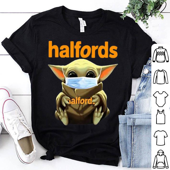 Star Wars Baby Yoda Face Mask Hug Halfords shirt 9