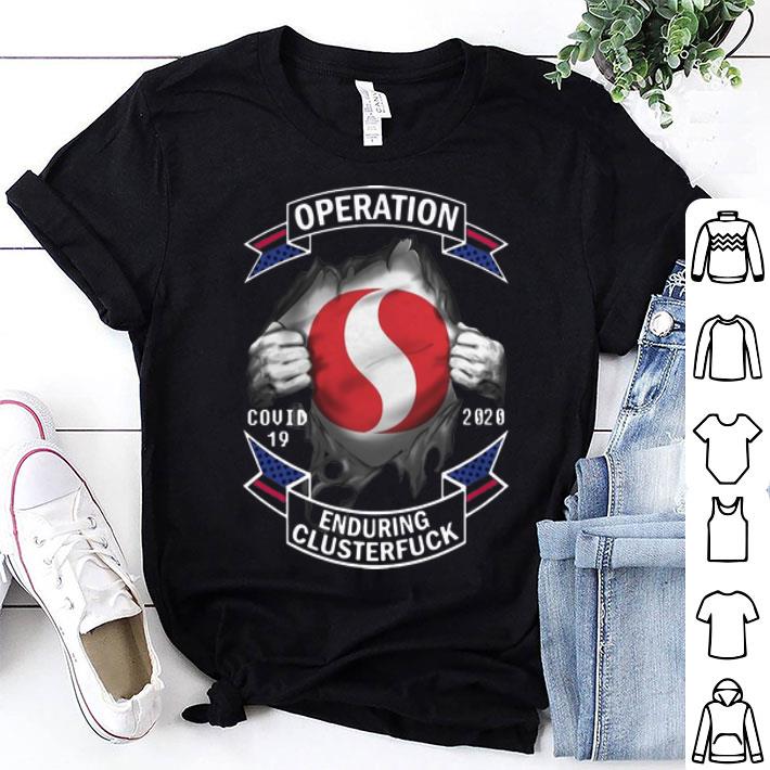 Safeway Operation Covid-19 Enduring Clusterfuck Blood Inside Me shirt 8
