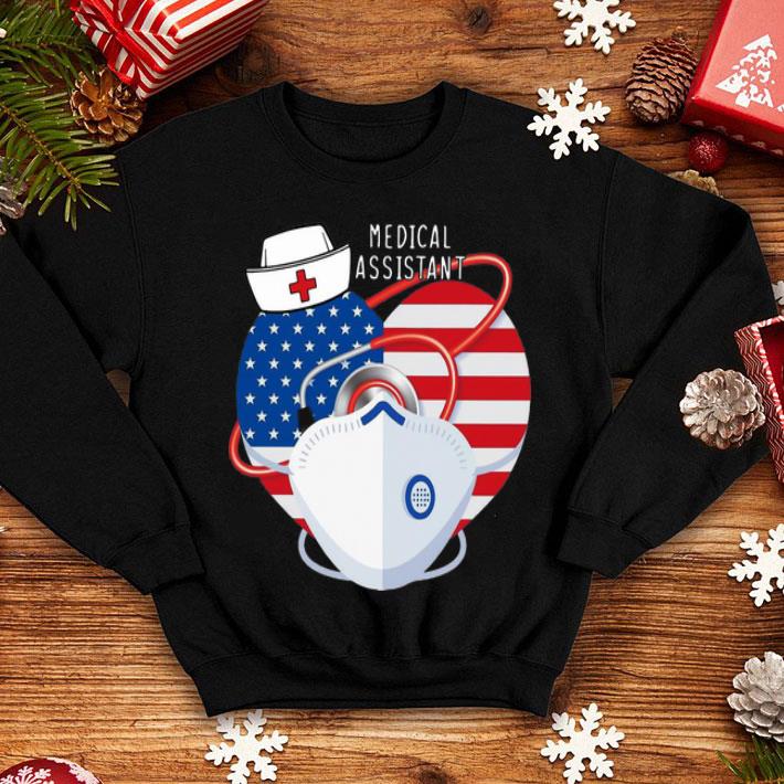 Medical Assistant Heart Mask Stethoscope American Flag shirt 12 Medical Assistant Heart Mask Stethoscope American Flag shirt