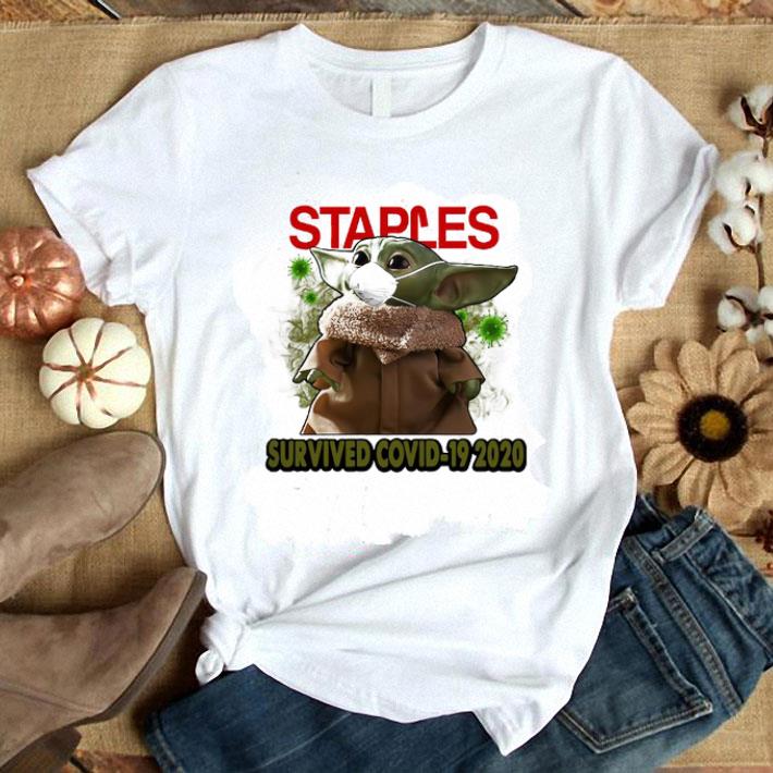 Official Baby Yoda Staples Survived Covid 19 2020 Star Wars shirt 6