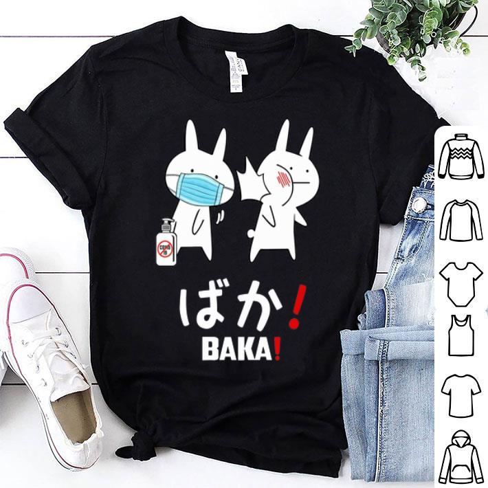Slap Rabbit Mask Baka Japanese Coronavirus shirt 8