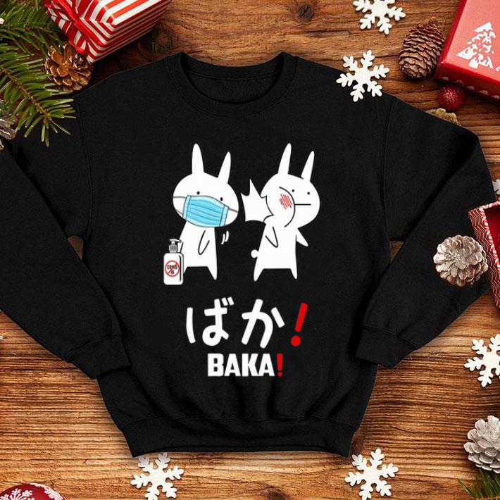 Slap Rabbit Mask Baka Japanese Coronavirus shirt 12 Slap Rabbit Mask Baka Japanese Coronavirus shirt