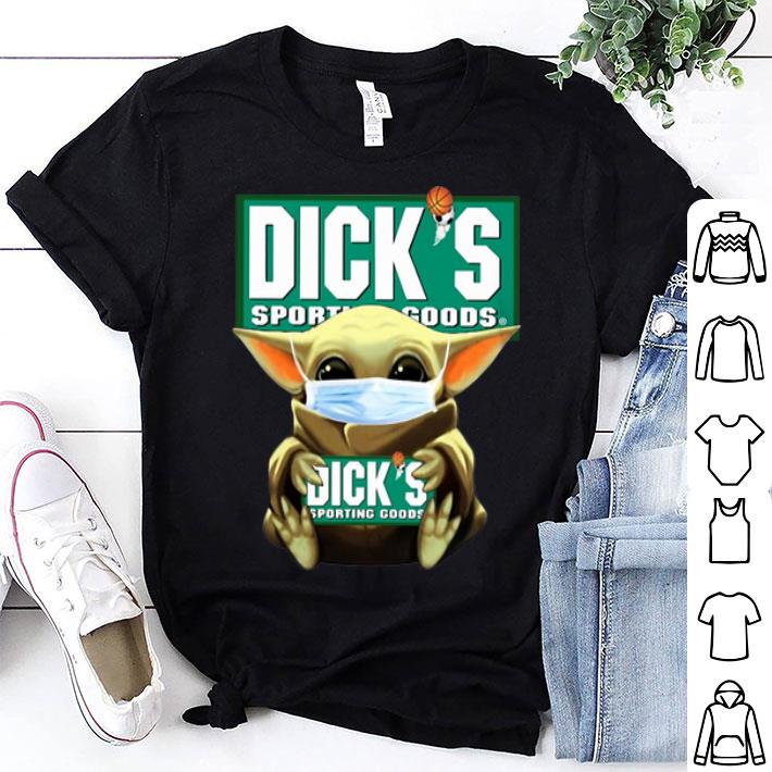 Star Wars Baby Yoda Mask Hug Dick's Sporting Goods Covid-19 shirt 8