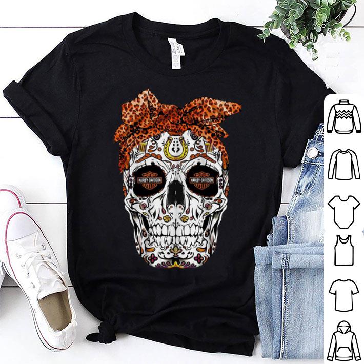 Sugar Skull Motor Harley Davidson Cycles shirt 8