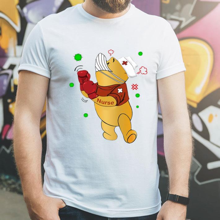 Winnie-the-Pooh Nurse Boxing Coronavirus shirt 12 Winnie-the-Pooh Nurse Boxing Coronavirus shirt