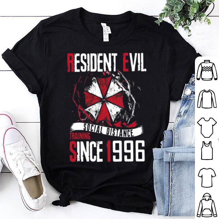 Resident Evil Social Distance Training Since 1996 shirt 9