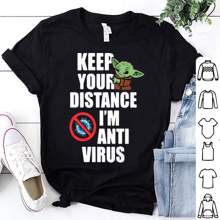 Star Wars Baby Yoda Keep Your Distance I’m Anti Virus shirt 8