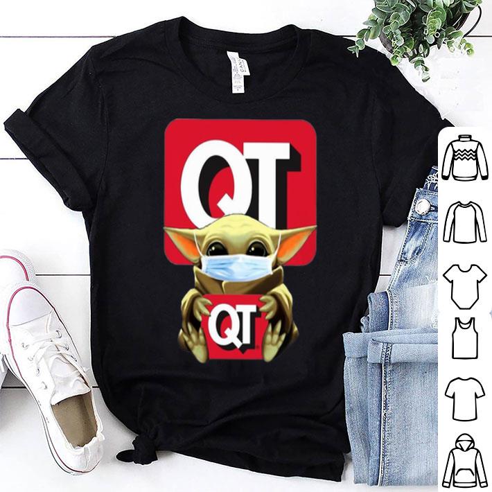 Star Wars Baby Yoda Face Mask Hug Quiktrip shirt 8