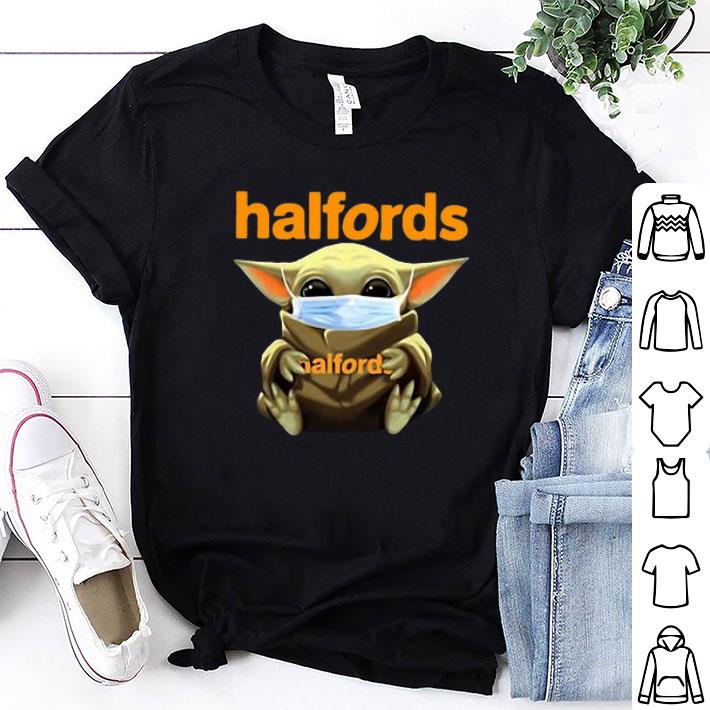 Star Wars Baby Yoda Mask Halfords Covid-19 shirt 9