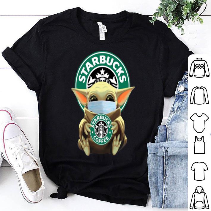 Star Wars Baby Yoda Face Mask Hug Starbucks Coffee shirt 8