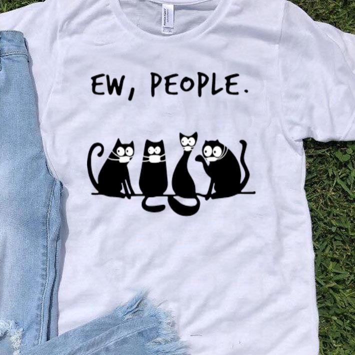 Black Cat Mask Ew People shirt 8