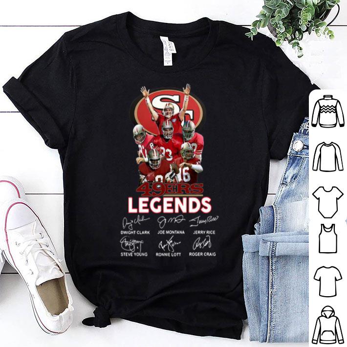 San Francisco 49ers Legends Signatures shirt 9