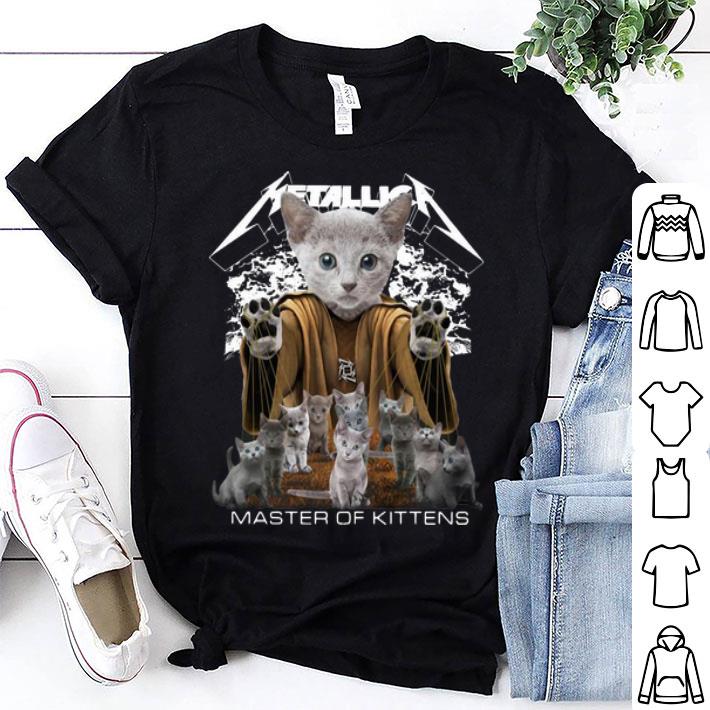 Metallica Russian Blue Master Of Kittens Cat Lovers shirt 9
