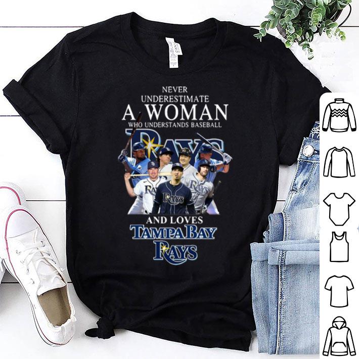 Never Underestimate A Woman Who Understands Tampa Bay Rays shirt 9
