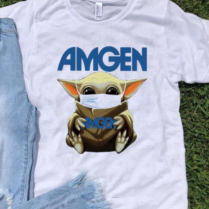 Star Wars Baby Yoda Mask Amgen Covid-19 shirt 9