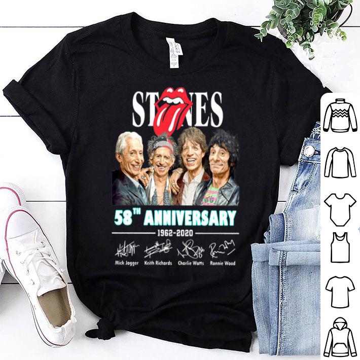 The Rolling Stones 58th Anniversary Signatures shirt 9