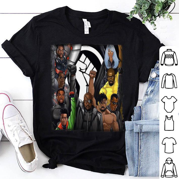 Black Super Herois Appreciation 2020 Strong Hand shirt 9