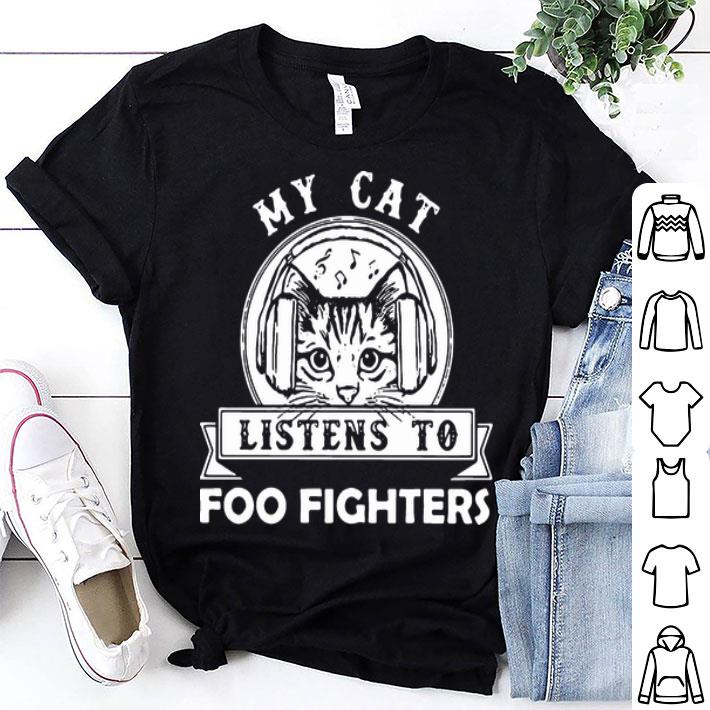 My Cat Listens To Foo Fighters shirt 8