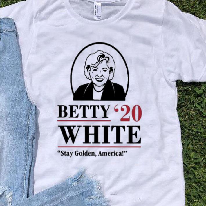 Betty 2020 White Stay Goden, America shirt 8