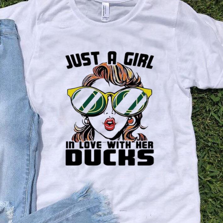 Just A Girl In Love With Her Oregon Ducks shirt 8