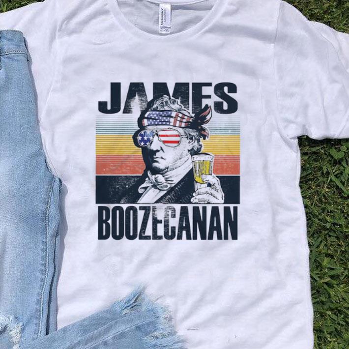Vintage James Boozecanan Drinking Drunk 4th Of July America shirt 8