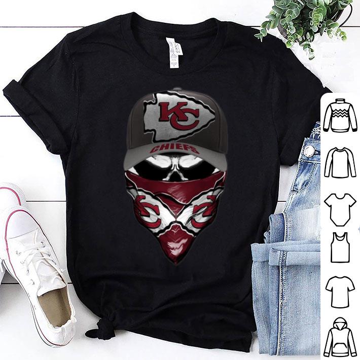 Kansas City Chiefs Skull Face Mask shirt 8