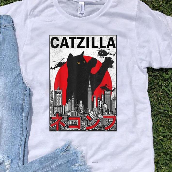 Catzilla Cat Godzilla Japanese shirt 8