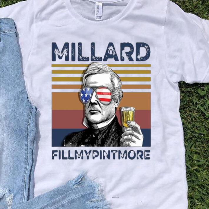 Vintage Millard Fillmypintmore Drink Beer American Flag shirt 8