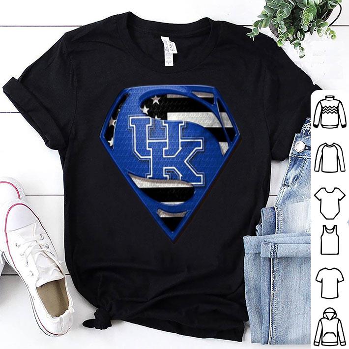 Superman University Of Kentucky American Flag shirt 9