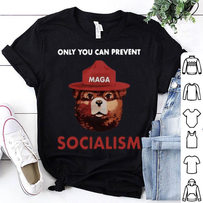Maga Bear Only You Can Prevent Socialism shirt 9