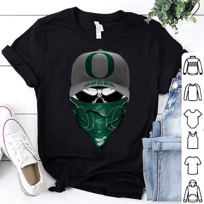 Oregon Ducks Skull Face Mask shirt 8