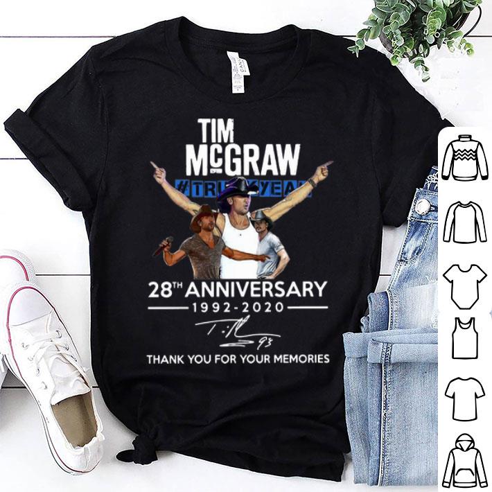 Tim Mcgraw Truck Yeah 28th Anniversary Thank You For The Memories shirt 9