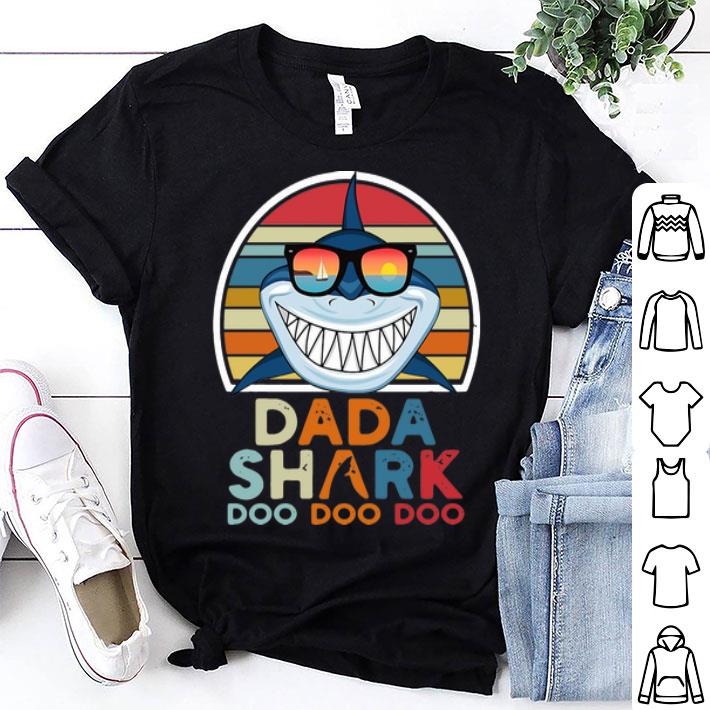 Vintage Dada Shark Doo Doo Doo Happy Father's Day shirt 8
