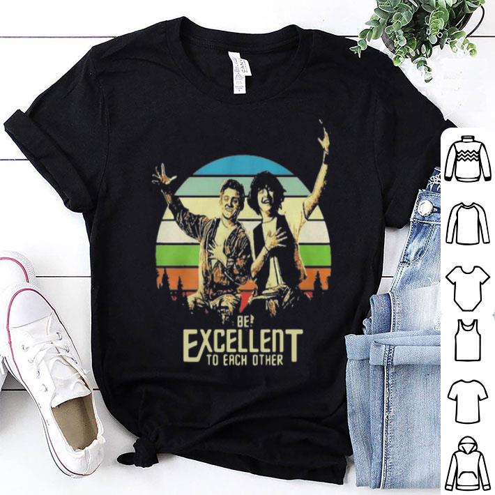 Vintage Bill And Ted Be Excellent To Each Other shirt 8