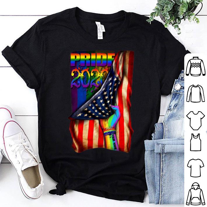 LGBT Pride 2020 In American Flag shirt 9