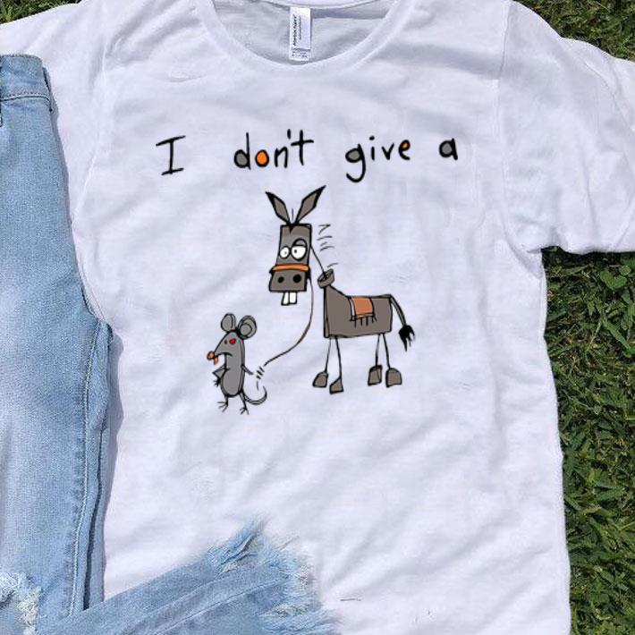 I Don’t Give A Mouse Walking A Donkey shirt 9