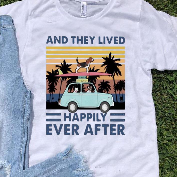Vintage And They Lived Happily Ever After Dog shirt 8