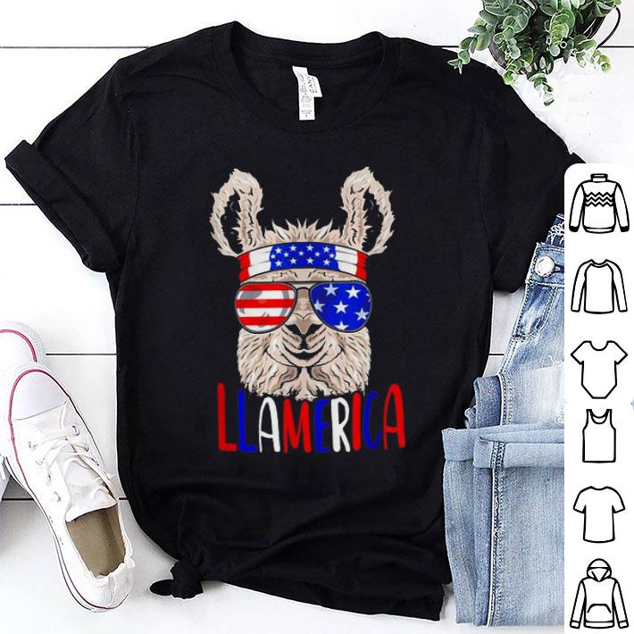 Llama Llamerica July 4th Independence Day American Flag shirt 9