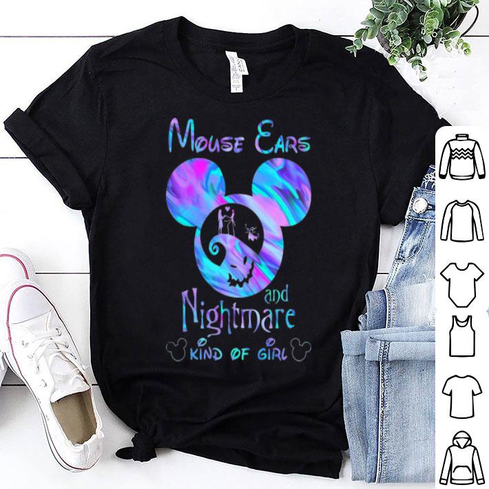 Mickey Mouse Ears And Nightmare Kind Of Girl Nightmare Before Christmas shirt 8