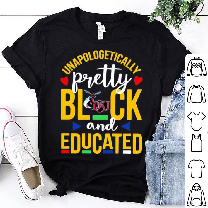 Unapologetically Pretty Black And Educated Delaware State University shirt 9