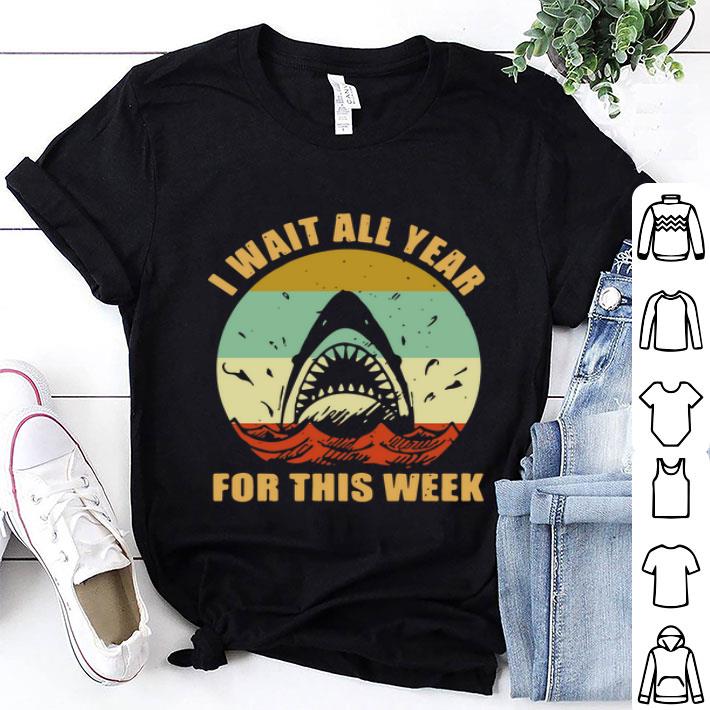 Jaws I Wait All Year For This Week Vintage shirt 8