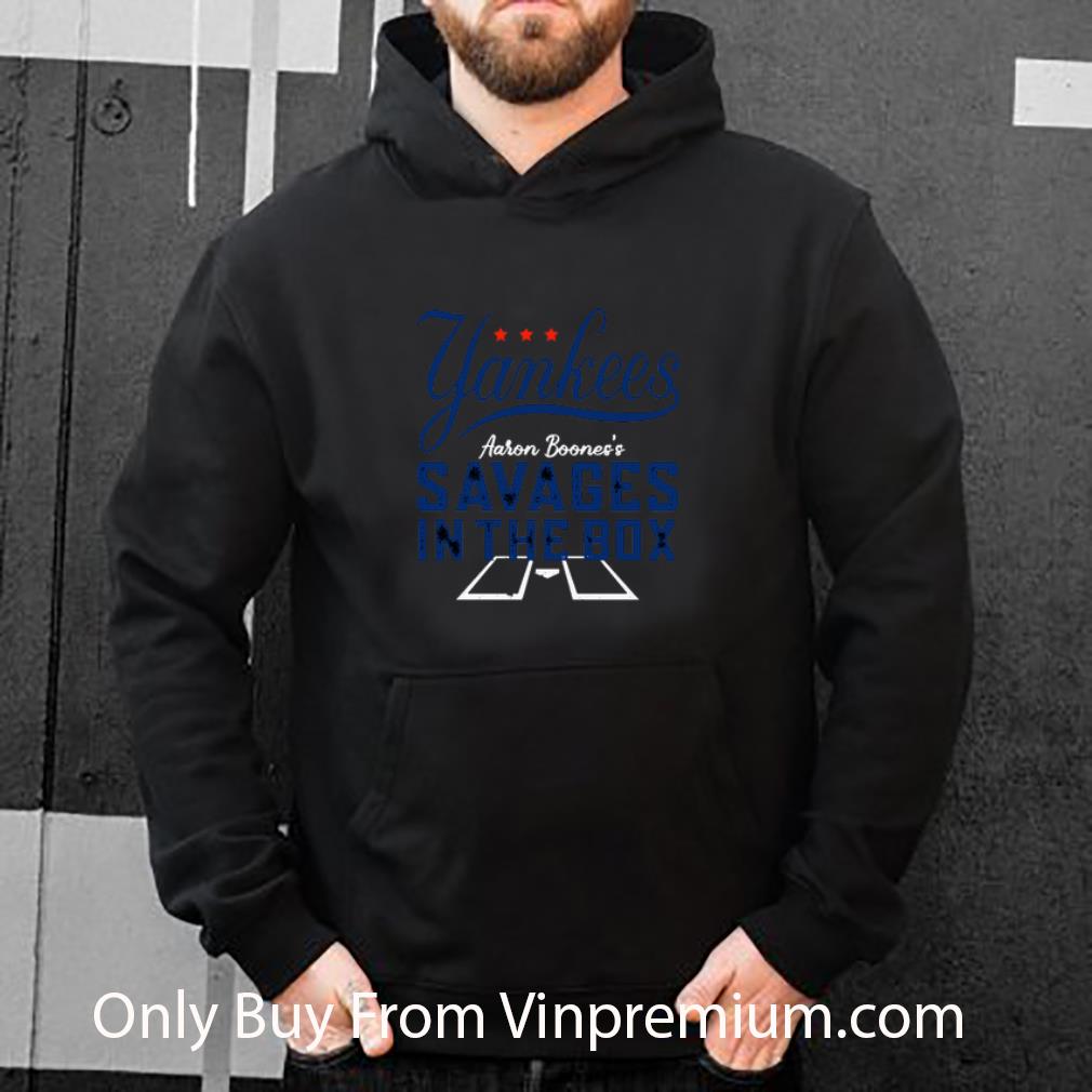 Top New York Yankees Aaron Boone Savages In The Box shirt