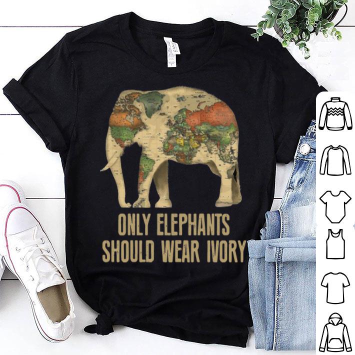 Only Elephants Should Wear Ivory History Map shirt 9