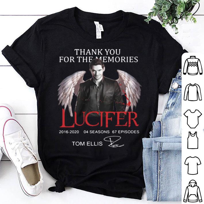 Tom Ellis Thank You For The Memories Lucifer Signature shirt 8