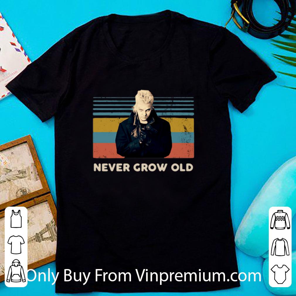 Awesome Vintage Never Grow Old David The Lost Boy shirt 6