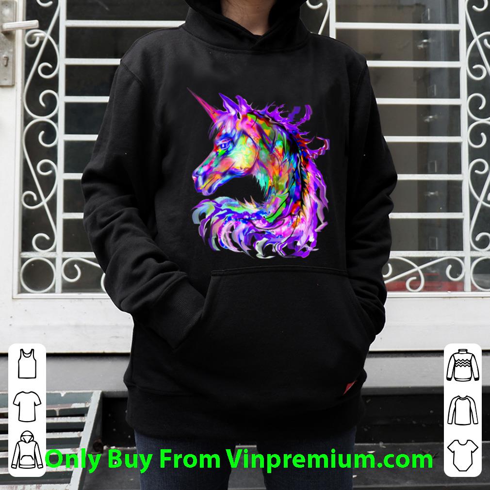 Premium Colorful Rainbow Unicorn Festival Rave Neon shirt