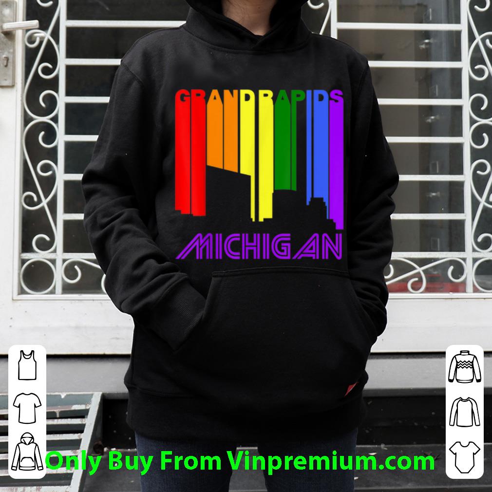 Awesome Grand Rapids Michigan LGBTQ Gay Pride Rainbow Skyline shirt 10 Awesome Grand Rapids Michigan LGBTQ Gay Pride Rainbow Skyline shirt