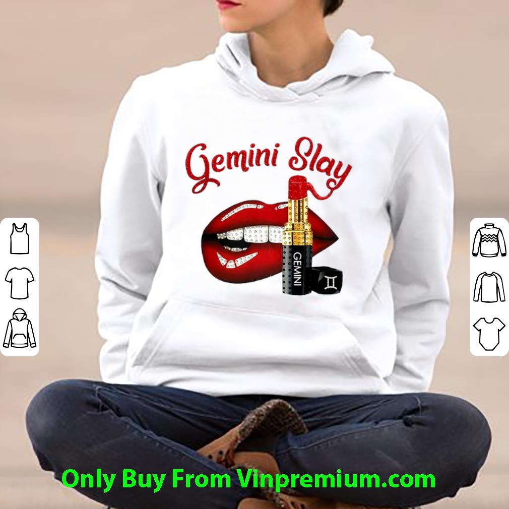 Original Lip And Lipstick Gemini Slay shirt
